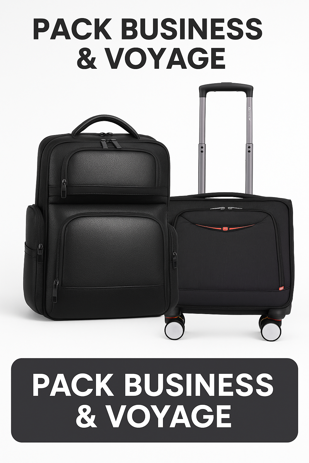 Pack Voyage Complet – Sac à Dos + Valise Cabine