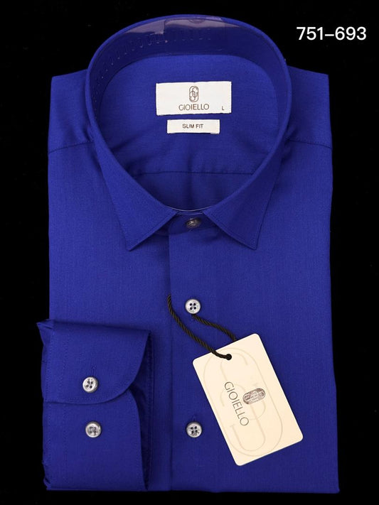 Chemise Homme Gioiello Bleu Roi