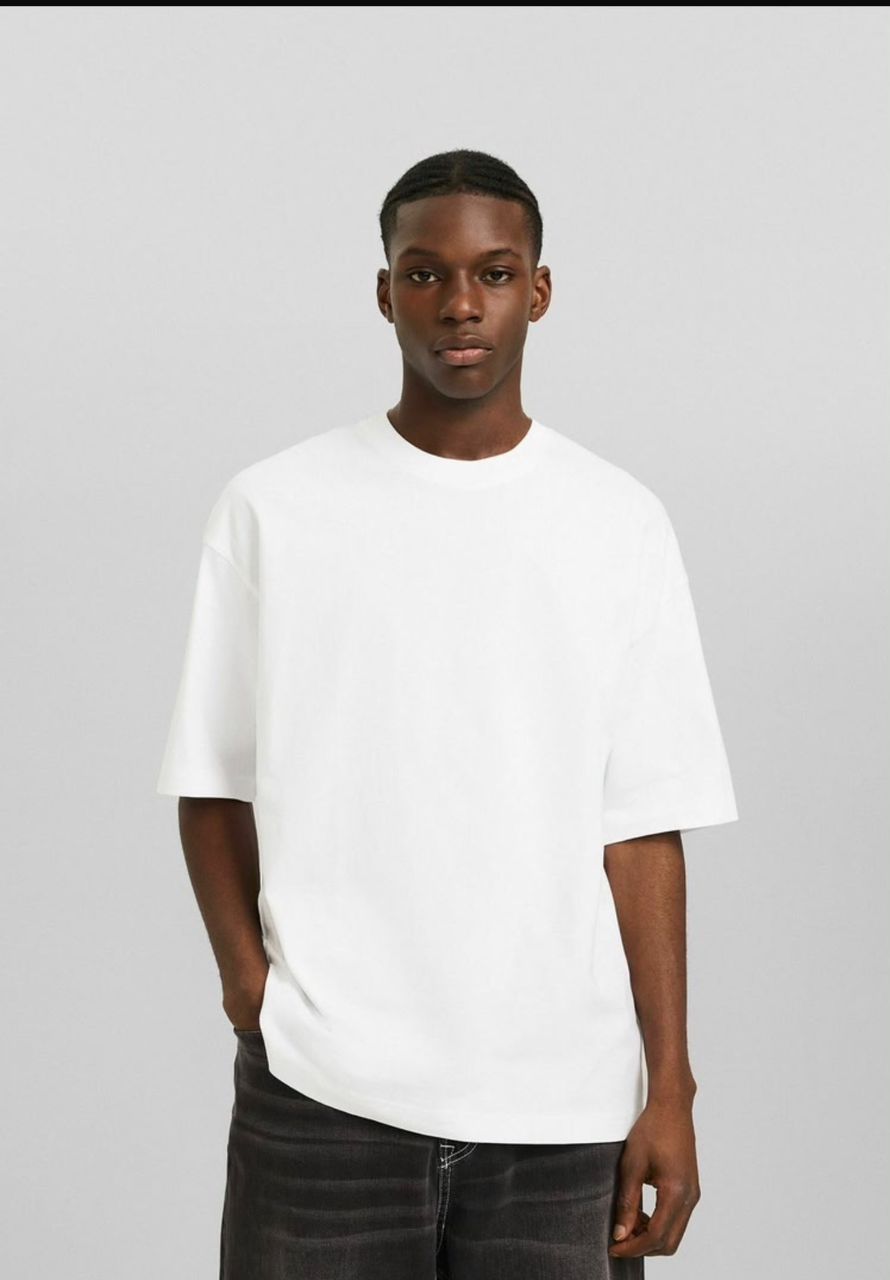 T-shirt Oversize Homme – Blanc